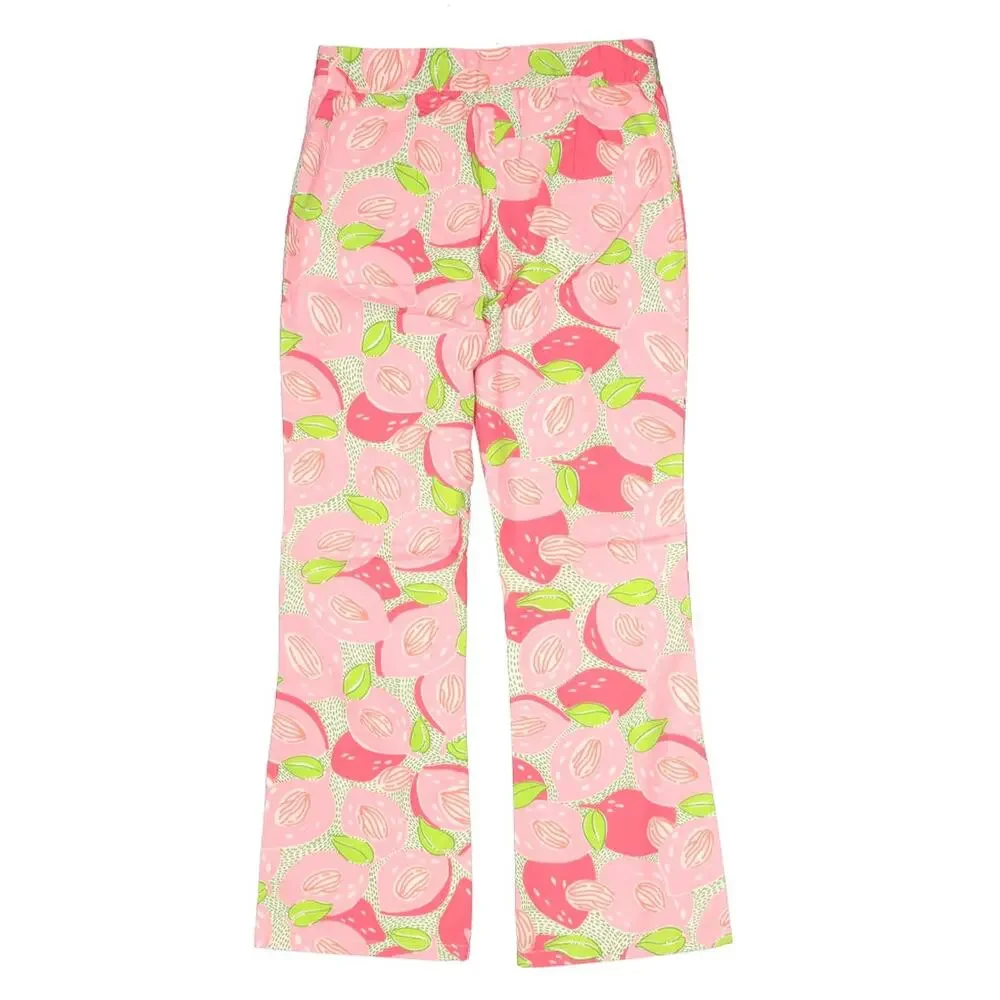 Lilly Pulitzer Girls Pants 14 Peach All‎ Over Print